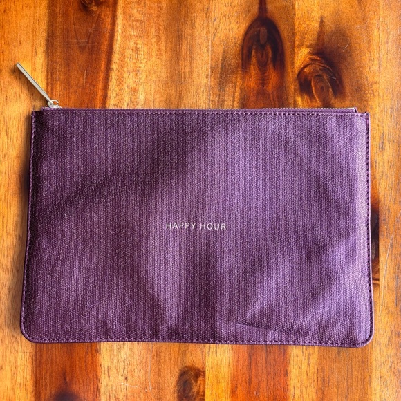 new happy hour perfect pouch metallic purple kate loxton - Picture 3 of 6